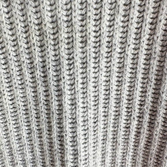 Madewell  Sweater Gray Ribbed Knit Crew Neck  Pullover Small Classic - Picture 9 of 13